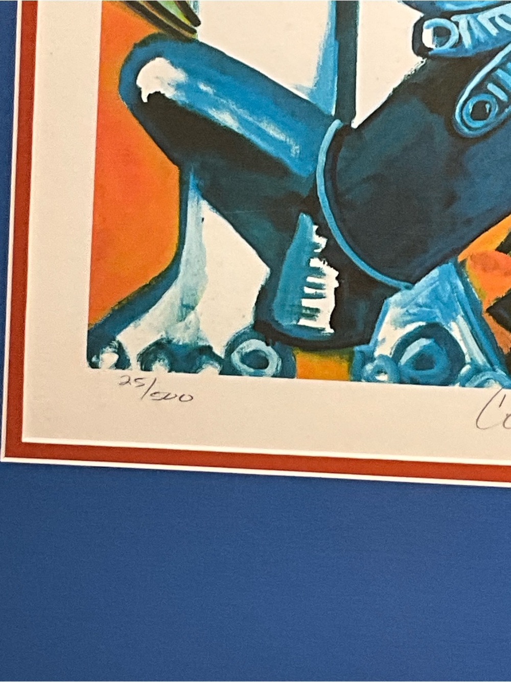 Framed Pablo Picasso Giclee Hand Signed Collection Man w Nude - Picture 5 of 8